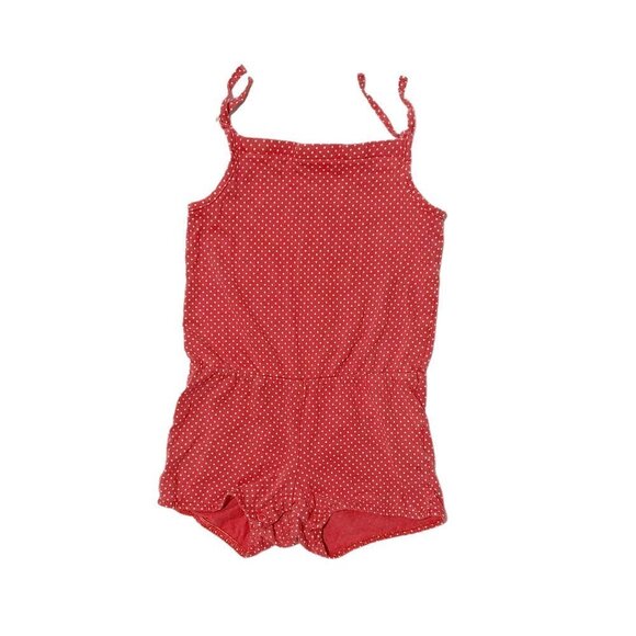 H&M Baby Polkadot Spaghetti Strap Romper Red - Picture 3 of 3